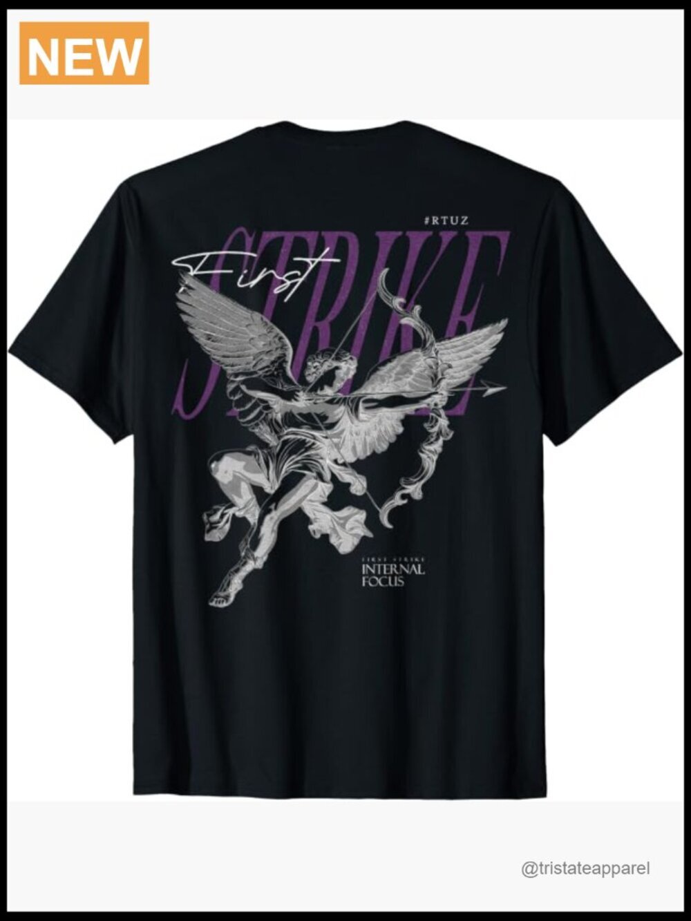Y2K Streetwear Angel Back Print Graphic T-Shirt
